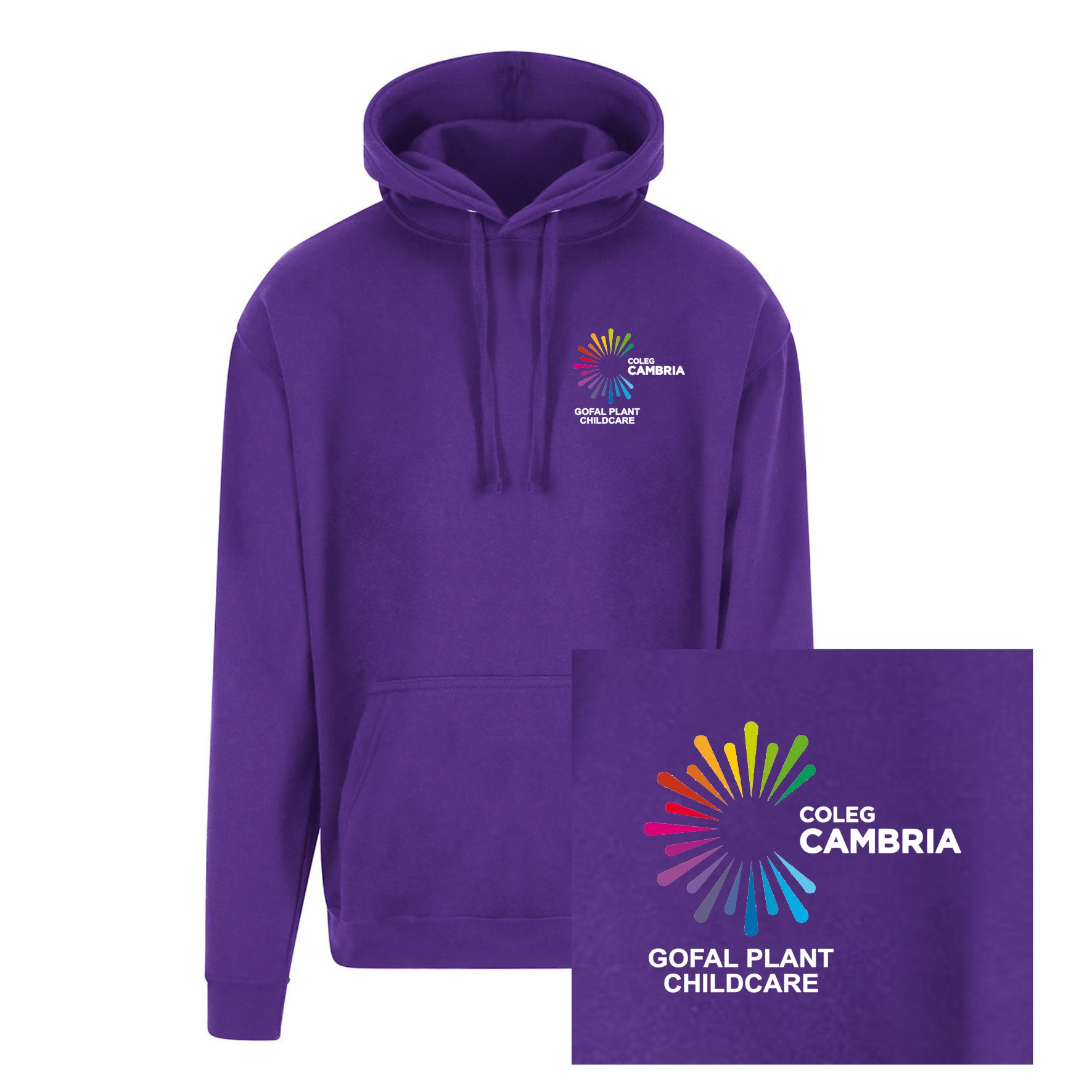 Coleg Cambria Childcare Hoodie