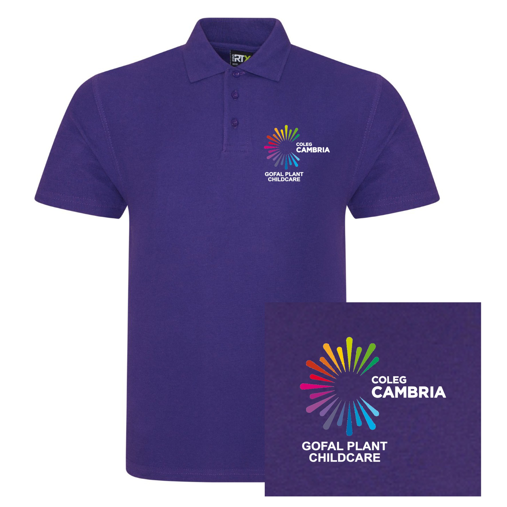 Coleg Cambria Childcare Polo Shirt