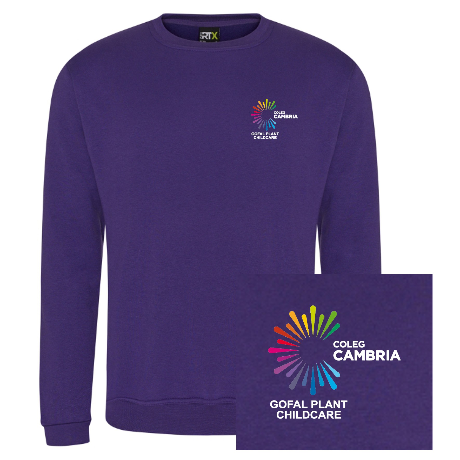 Coleg Cambria Childcare Sweatshirt