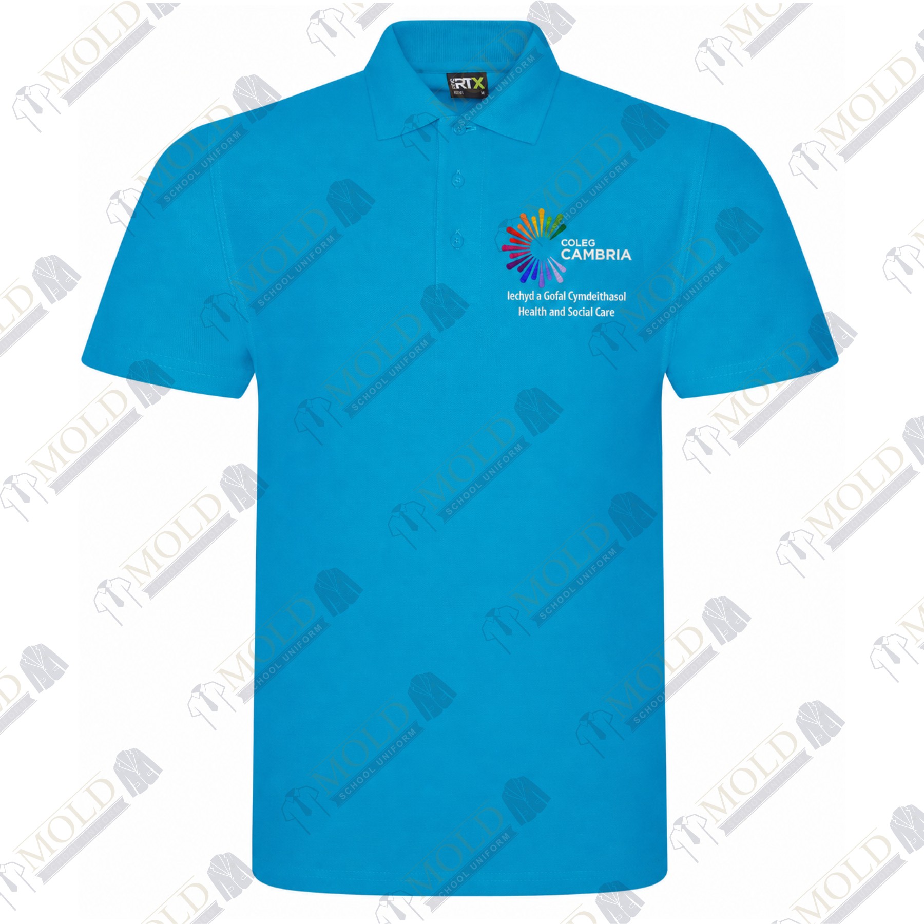 Coleg Cambria Health and Social Care Polo Shirt